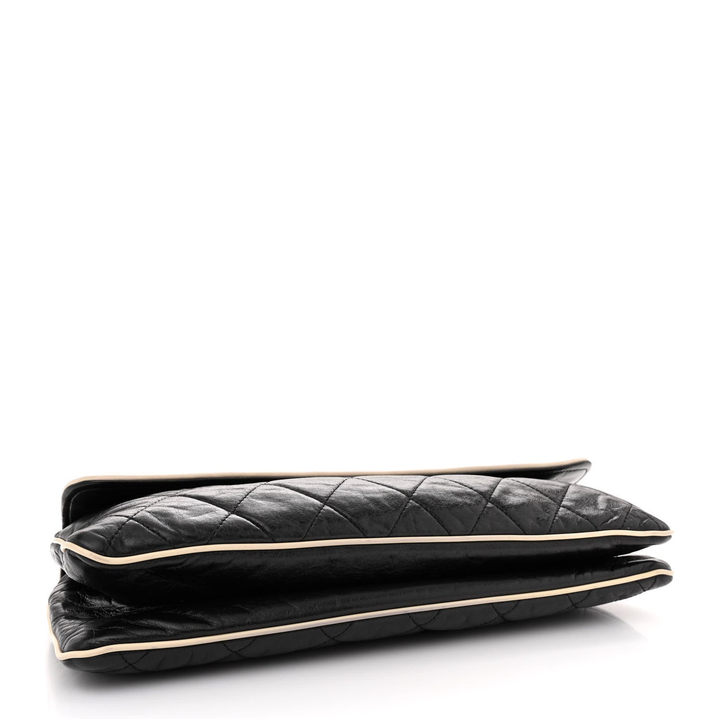 Lambskin East West Mademoiselle Flap Black