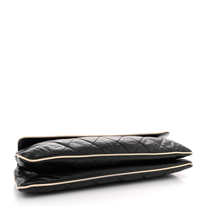 Chanel Lambskin East West Mademoiselle Flap Black 4 of 12