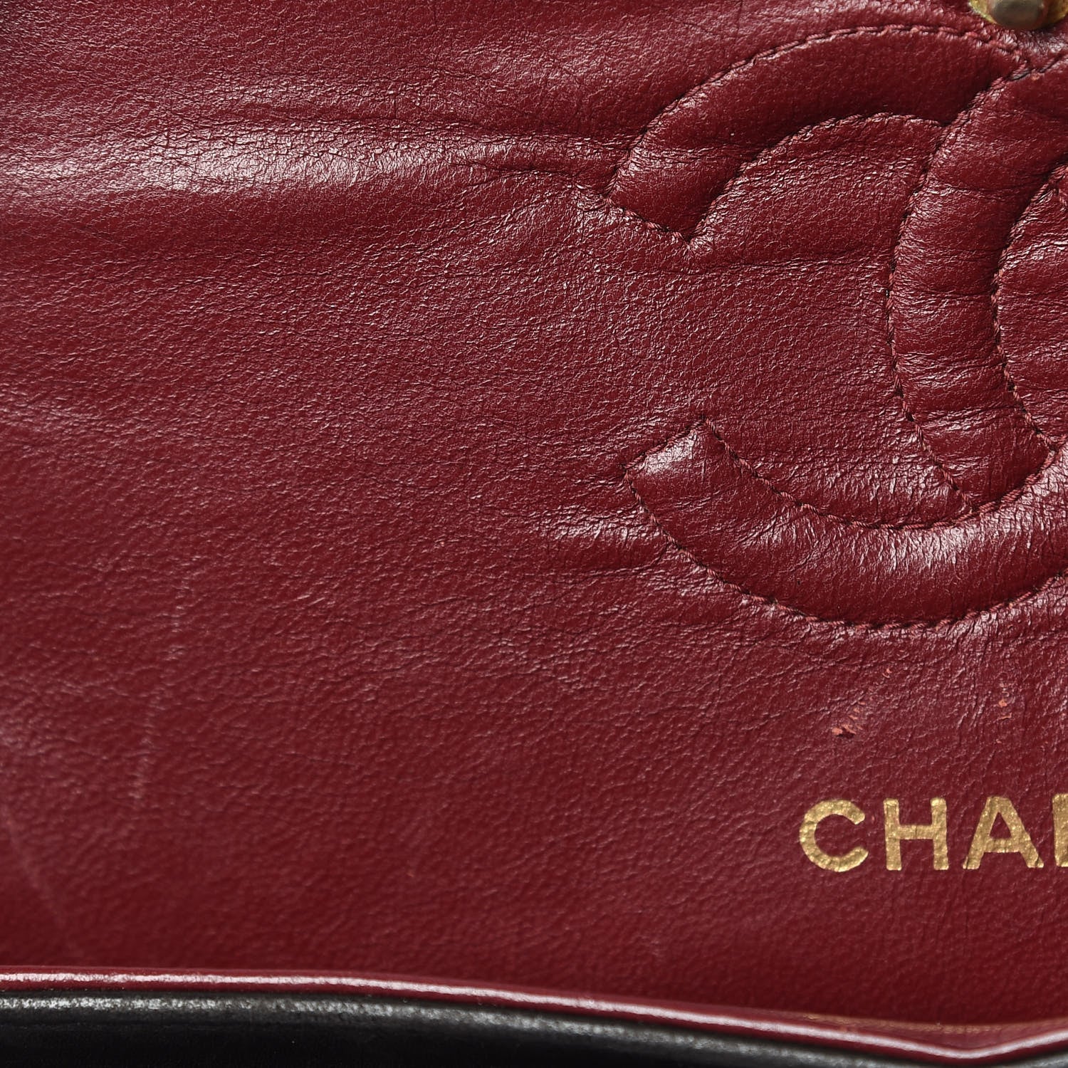 Chanel Lambskin Quilted Small Double Flap Black 12 of 15