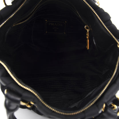 Prada Tessuto Nylon Gaufre Tote Black 6 of 16