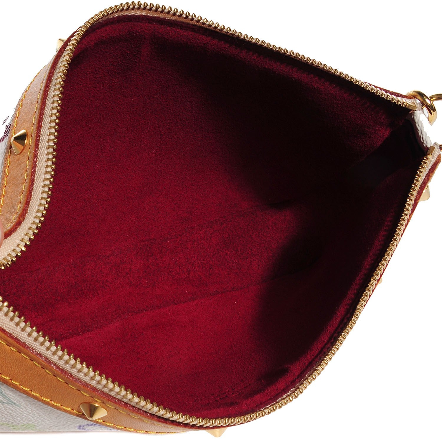 Louis Vuitton Monogram Multicolor Pochette Accessories White 5 of 8