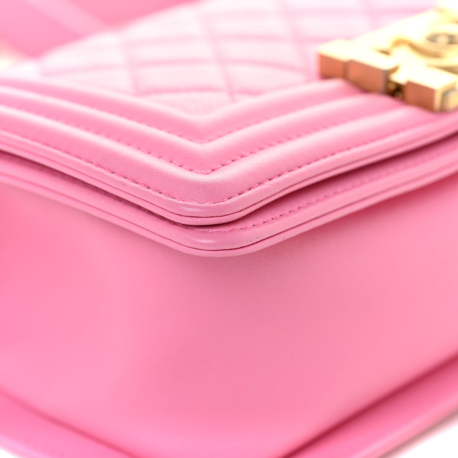 Chanel Calfskin Quilted Small Boy Flap Pink 13 of 19
