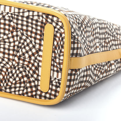 MCM Visetos Medium Liz Reversible Shopper Tote Cognac Yellow 15 of 15