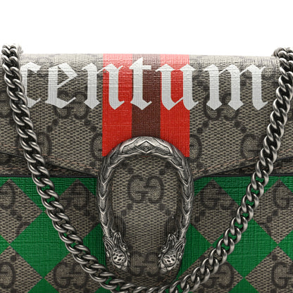 Gucci GG Supreme Monogram Equestrian Mini Dionysus Shoulder Bag Beige Ebony Multicolor Black 7 of 10