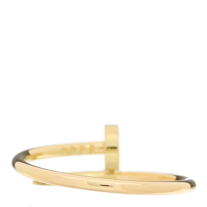 Cartier 18K Yellow Gold Small Juste Un Clou Ring 60 9 3 of 4