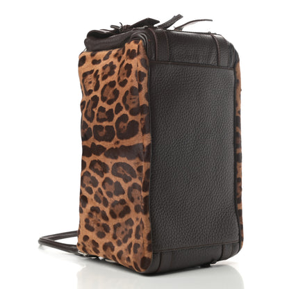 Dolce & Gabbana Calf Hair Leopard Print Miss Easy Way Satchel Naturale 4 of 15