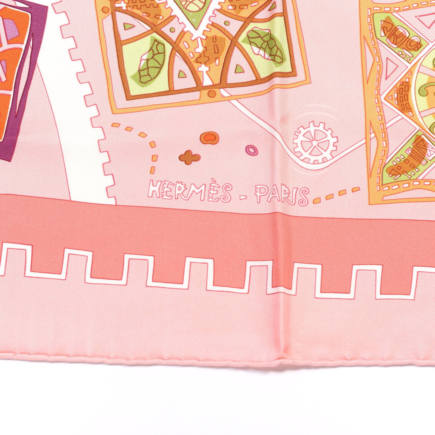 Silk Le Mecanique Des Idees Scarf 90