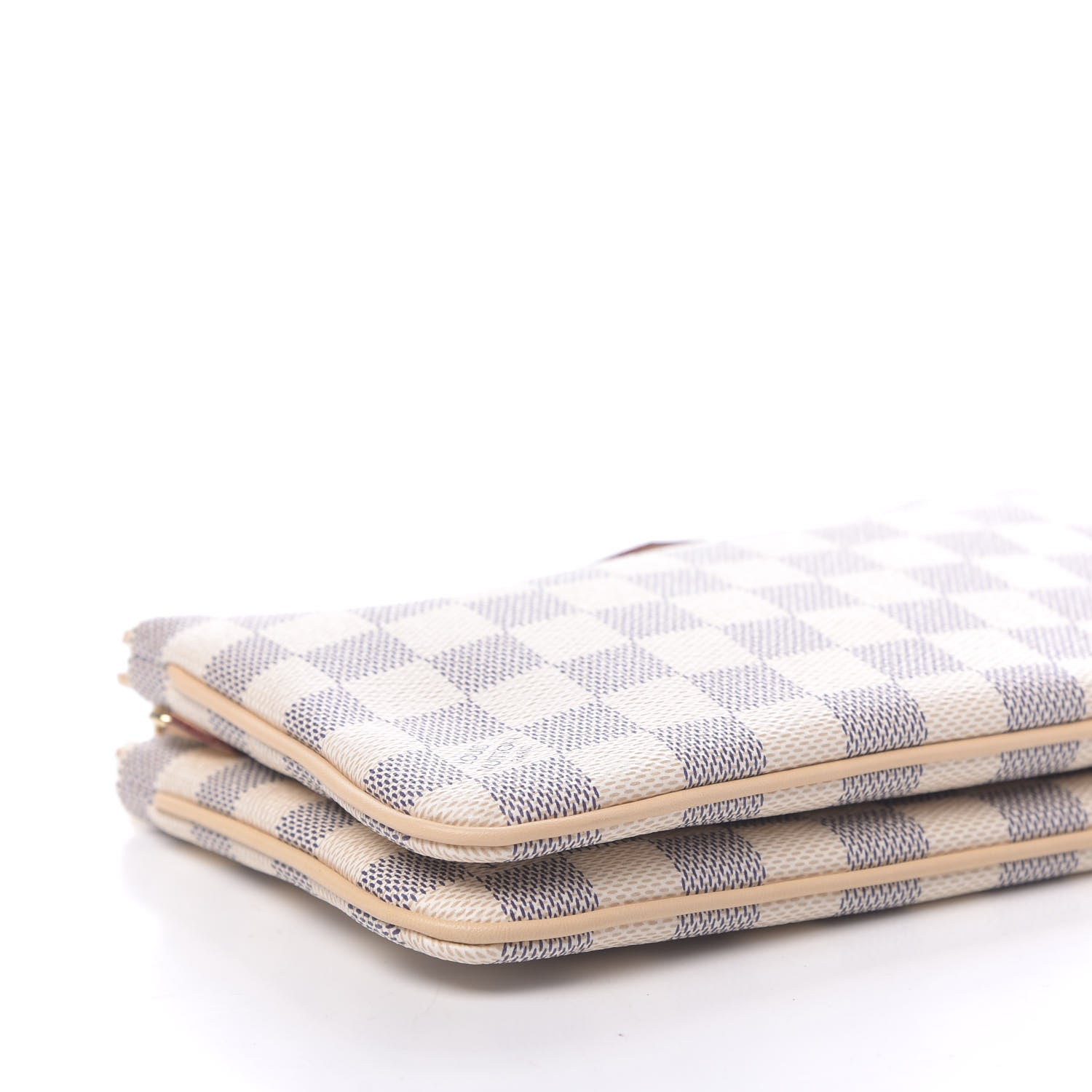 Louis Vuitton Damier Azur Double Zip Pochette 8 of 10