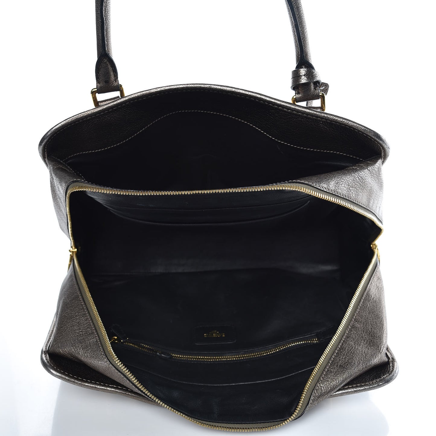 Metallic Calfskin Amazona Bronze