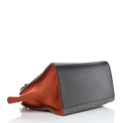 Celine Felt Smooth Calfskin Tri-color Medium Trapeze Brick 5 of 14