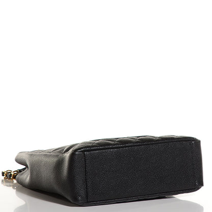 Chanel Caviar Quilted Petit Shopping Tote PST Black 4 of 8