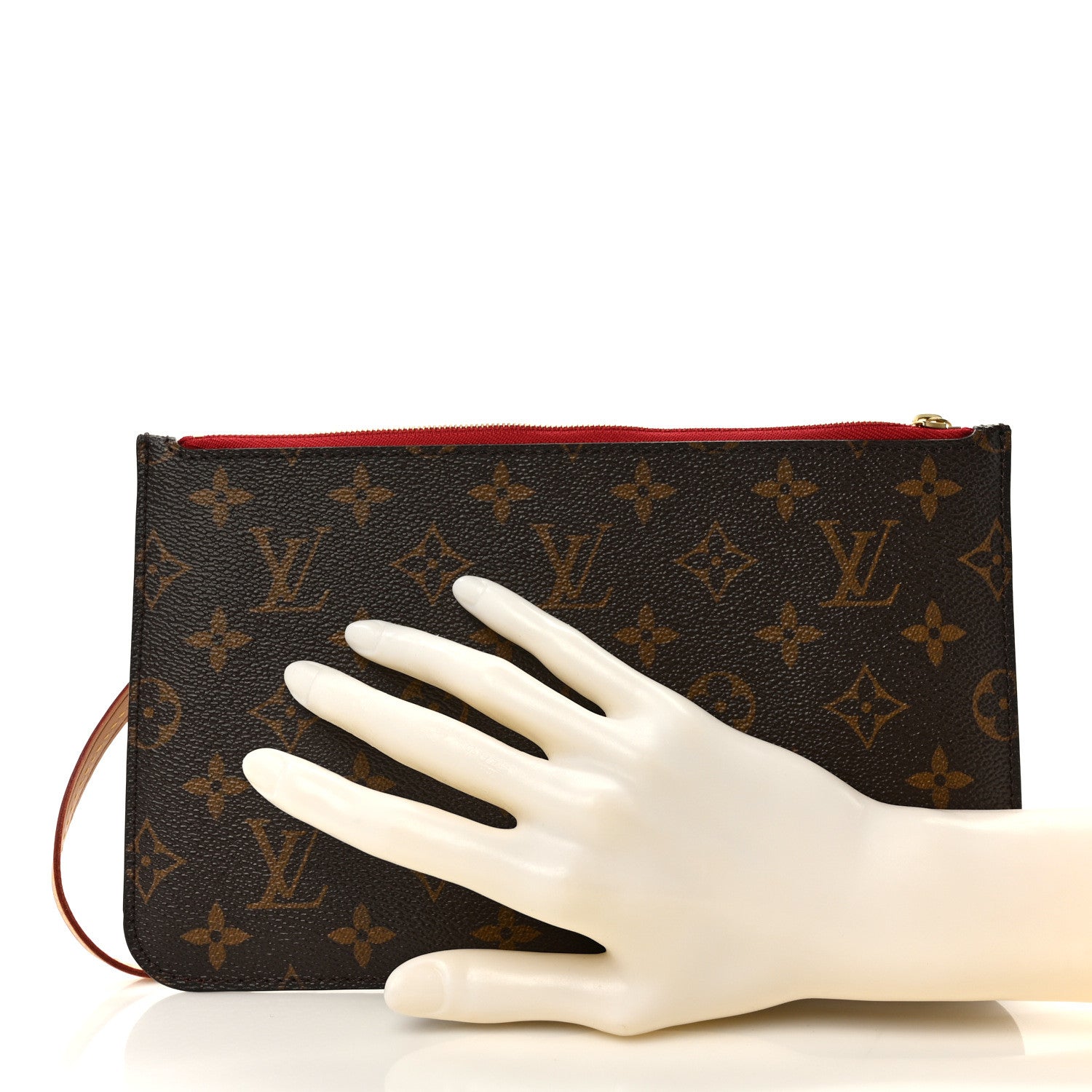 Louis Vuitton Monogram Neverfull MM GM Pochette Cherry 2 of 7