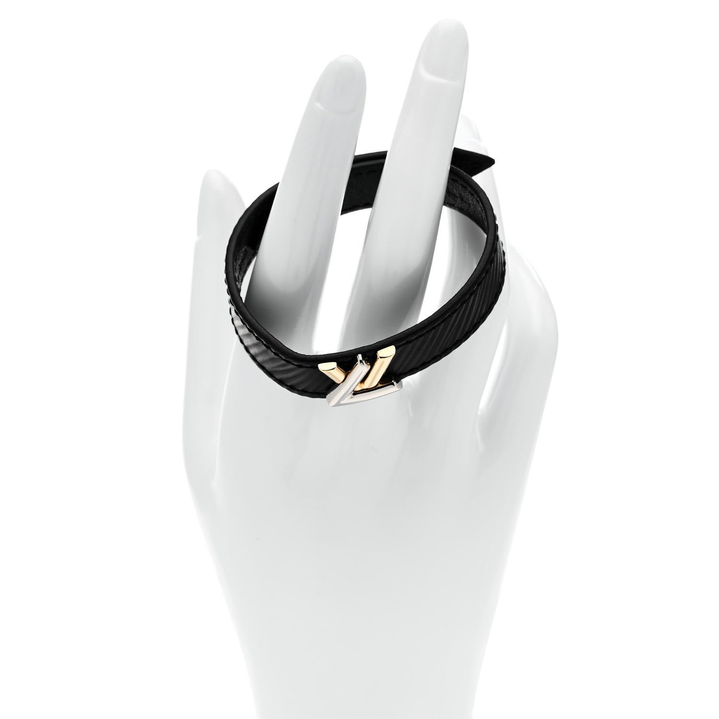 Epi Twist It Bracelet 17 Black