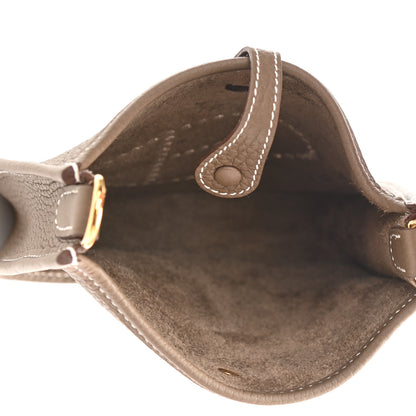 Hermes Taurillon Clemence Evelyne TPM Etoupe 5 of 11