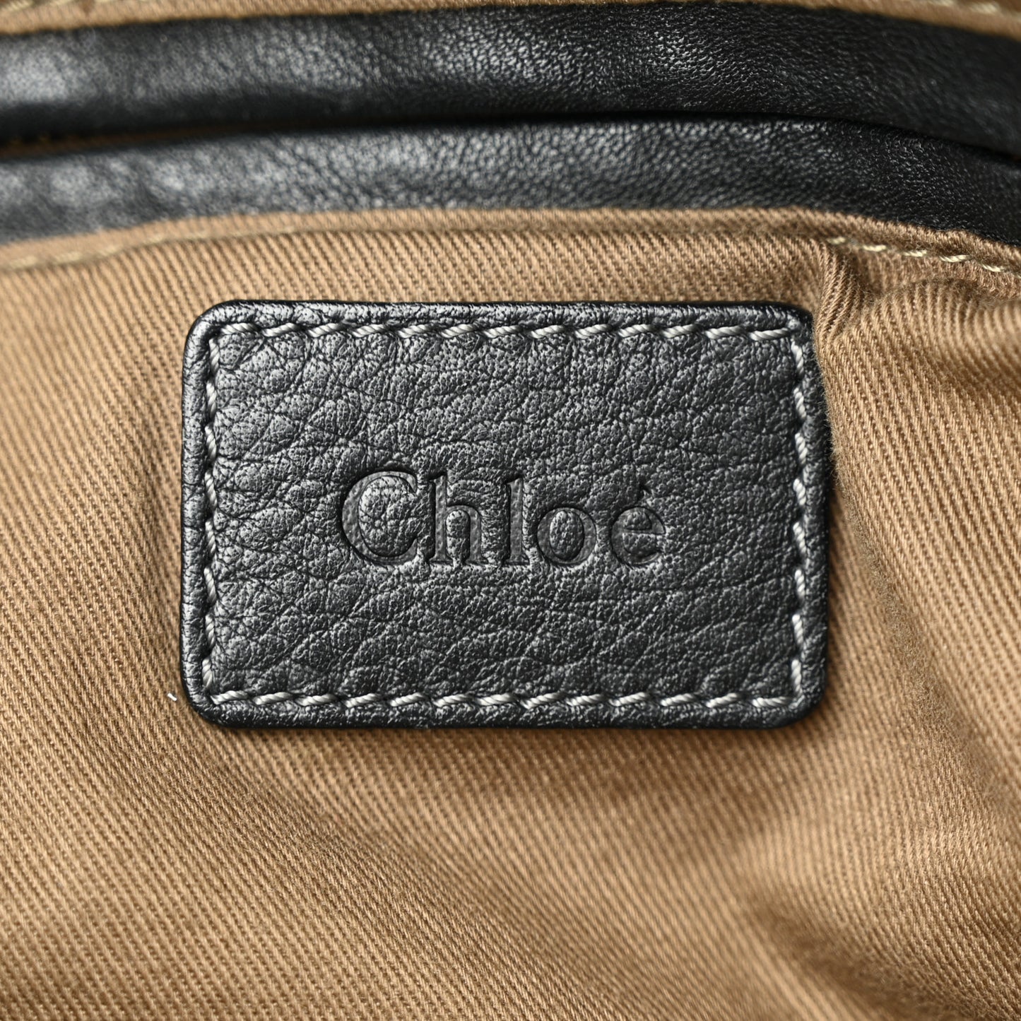 Calfskin Large Marcie Satchel Black