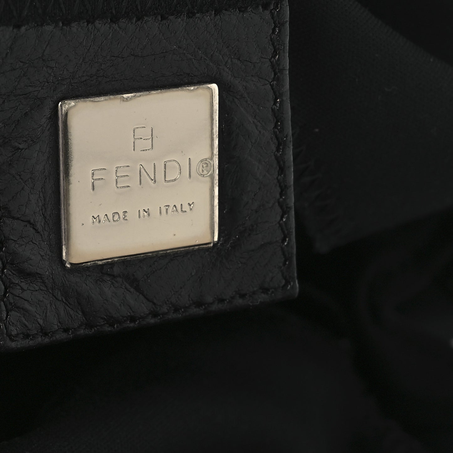 Nylon Baguette Bag Black