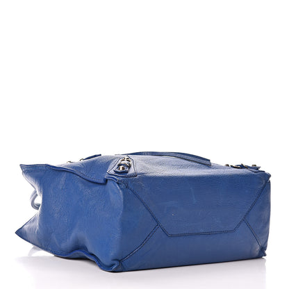 Balenciaga Veau Mini Papier Tote Blue 4 of 22