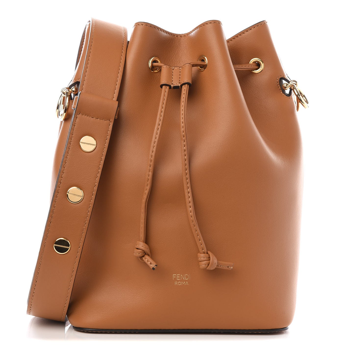 Vitello Grace Matte F is Fendi Grande Mon Tresor Bucket Bag Nocciola