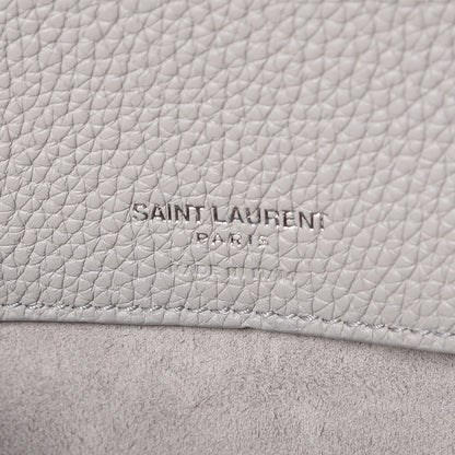 Saint Laurent Grained Calfskin Small Supple Sac De Jour Mouse Grey 6 of 7