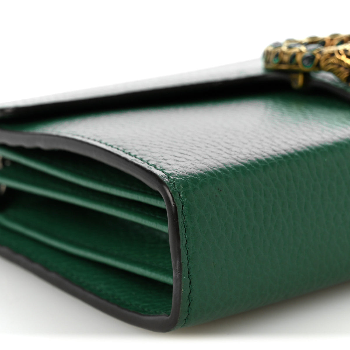 Calfskin Mini Dionysus Chain Wallet Emerald