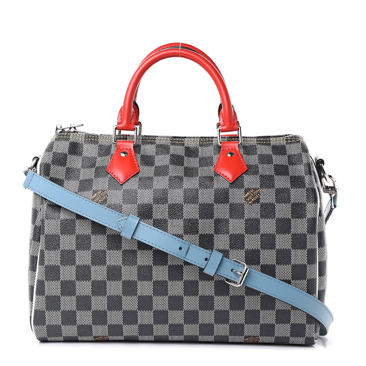 Damier Speedy Bandouliere 30 Black White