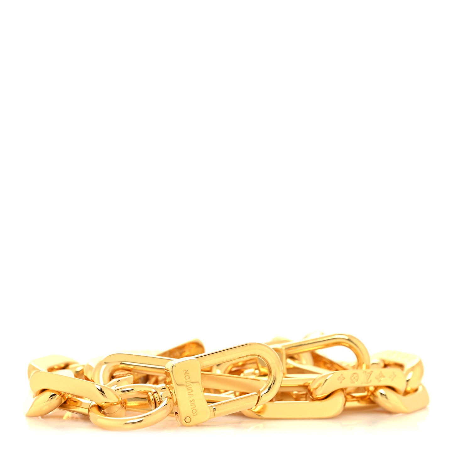 Metal Coussin Chain Strap Gold