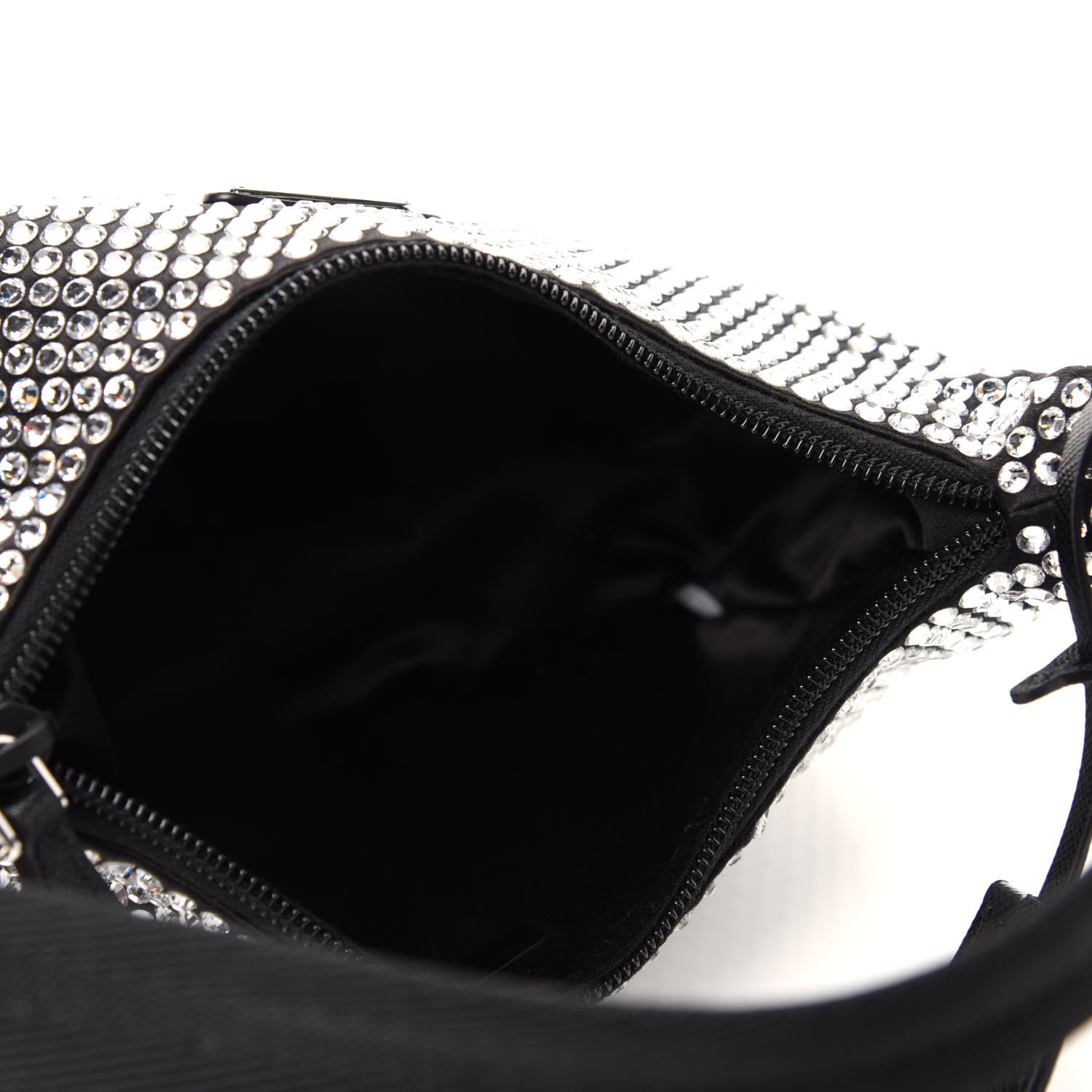 Prada Satin Crystal Mini Re-Edition 2000 Bag Cristal 5 of 11