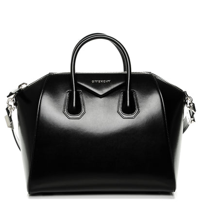Givenchy Shiny Lord Calfskin Medium Antigona Black 1 of 6