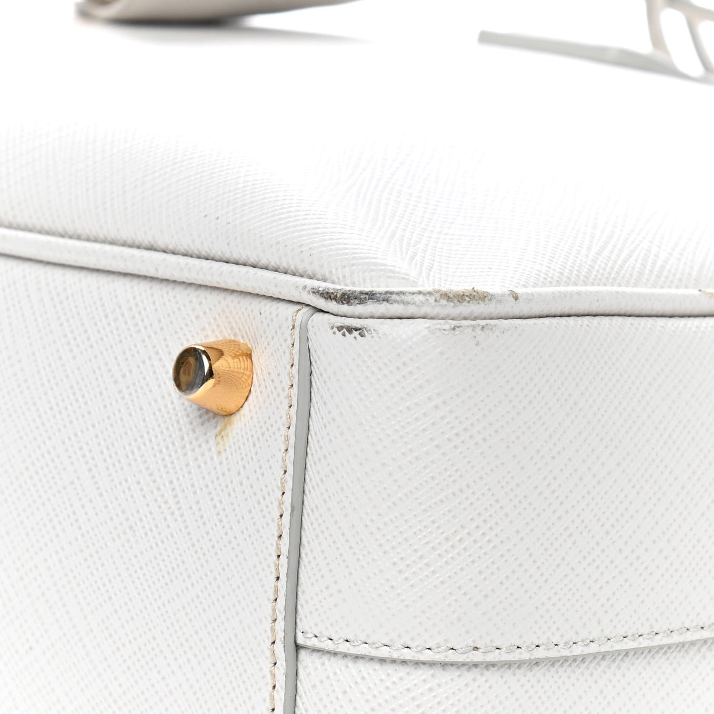 Saffiano Lux Tote Bowler Talco