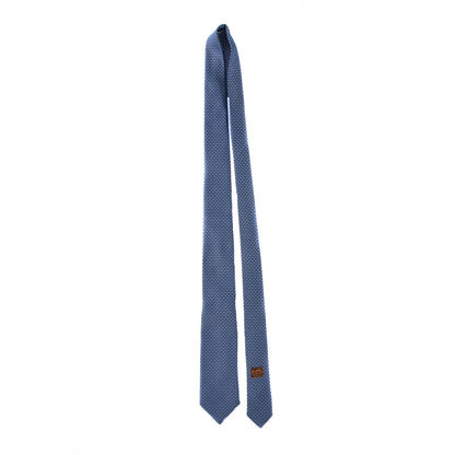Hermes Silk Mens H Grrrrr ! 7 Neck Tie Marine Ciel 2 of 5