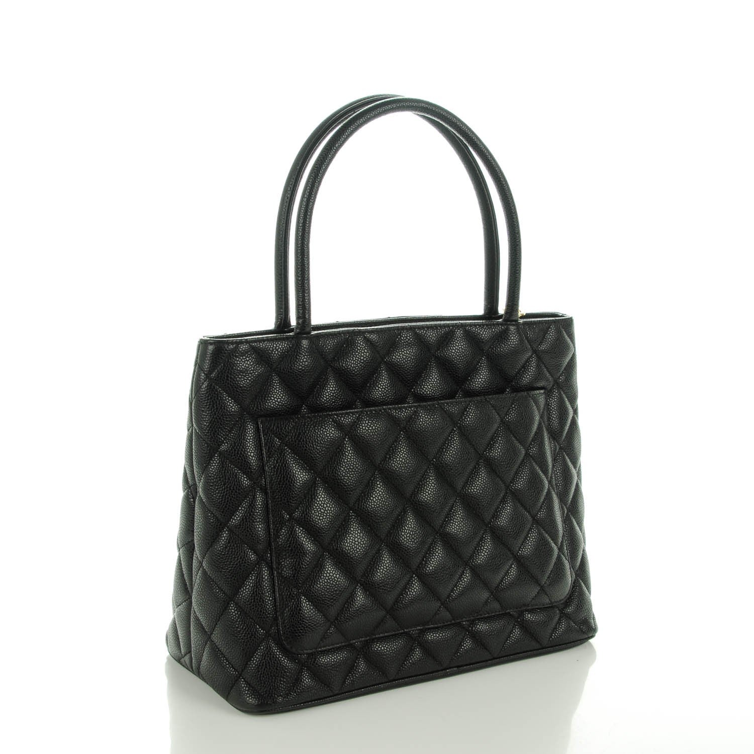 Chanel Caviar Quilted Medallion Tote Black 3 of 7