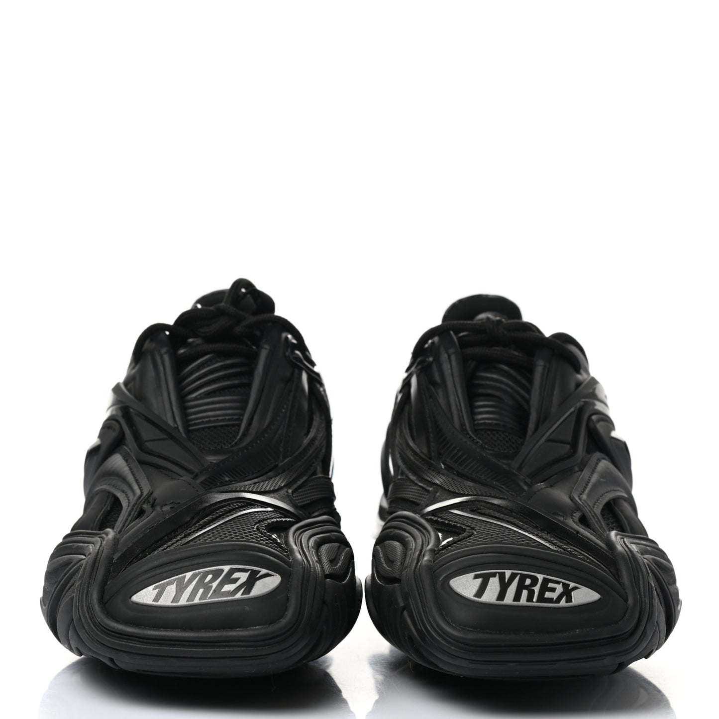 Rubber Mesh Womens Tyrex Sneakers 38 Black