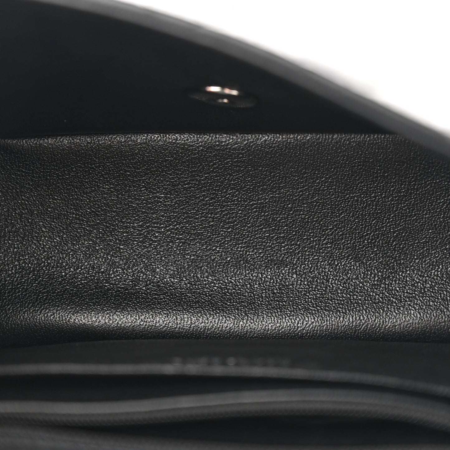 Lambskin Quilted Mini Square Flap Black