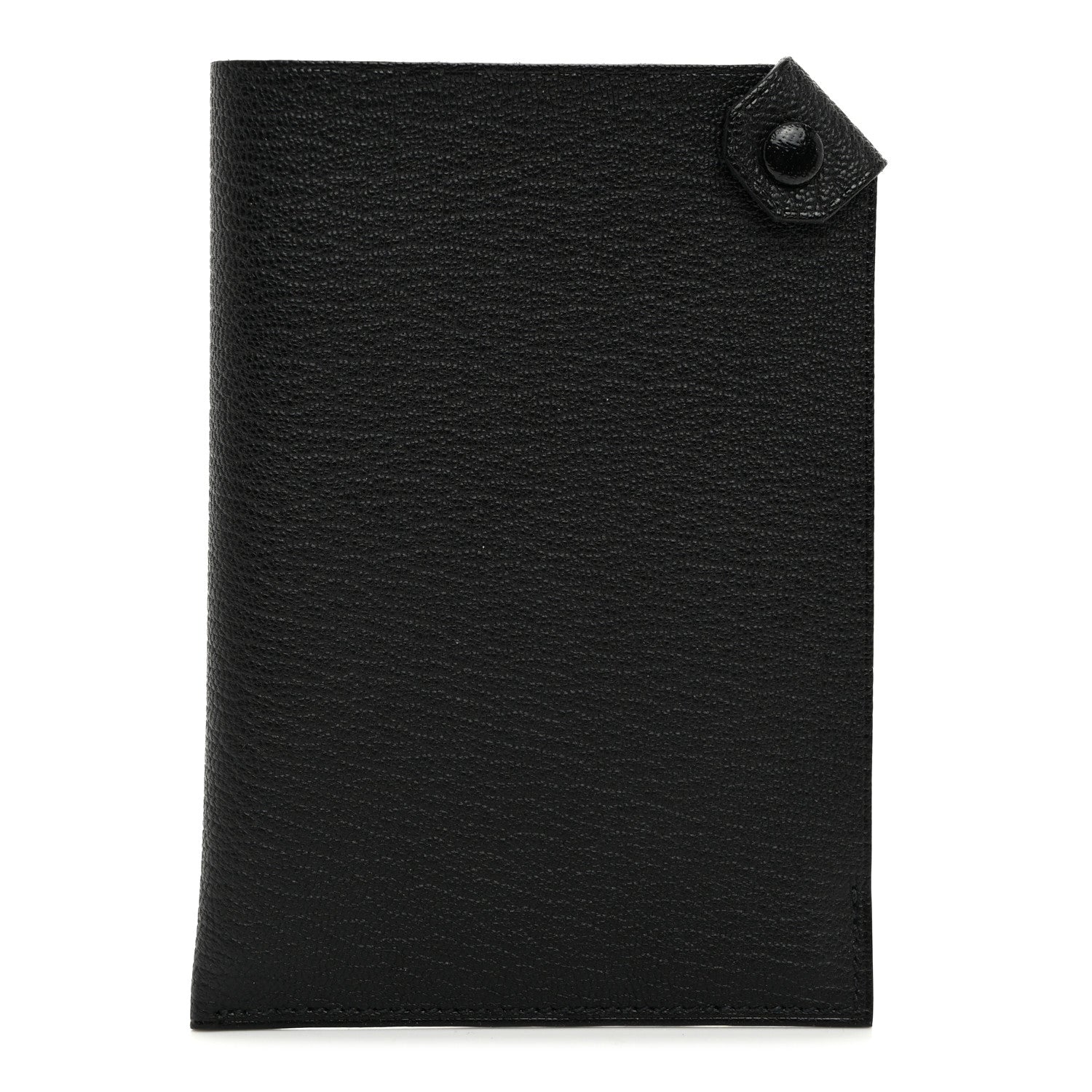 Hermes Chevre Mysore Tarmac PM Passport Holder Black 1 of 7
