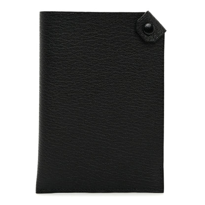 Hermes Chevre Mysore Tarmac PM Passport Holder Black 1 of 7