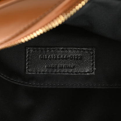 Saint Laurent Suede Matelasse Monogram Lou Camera Bag Cinnamon 7 of 10