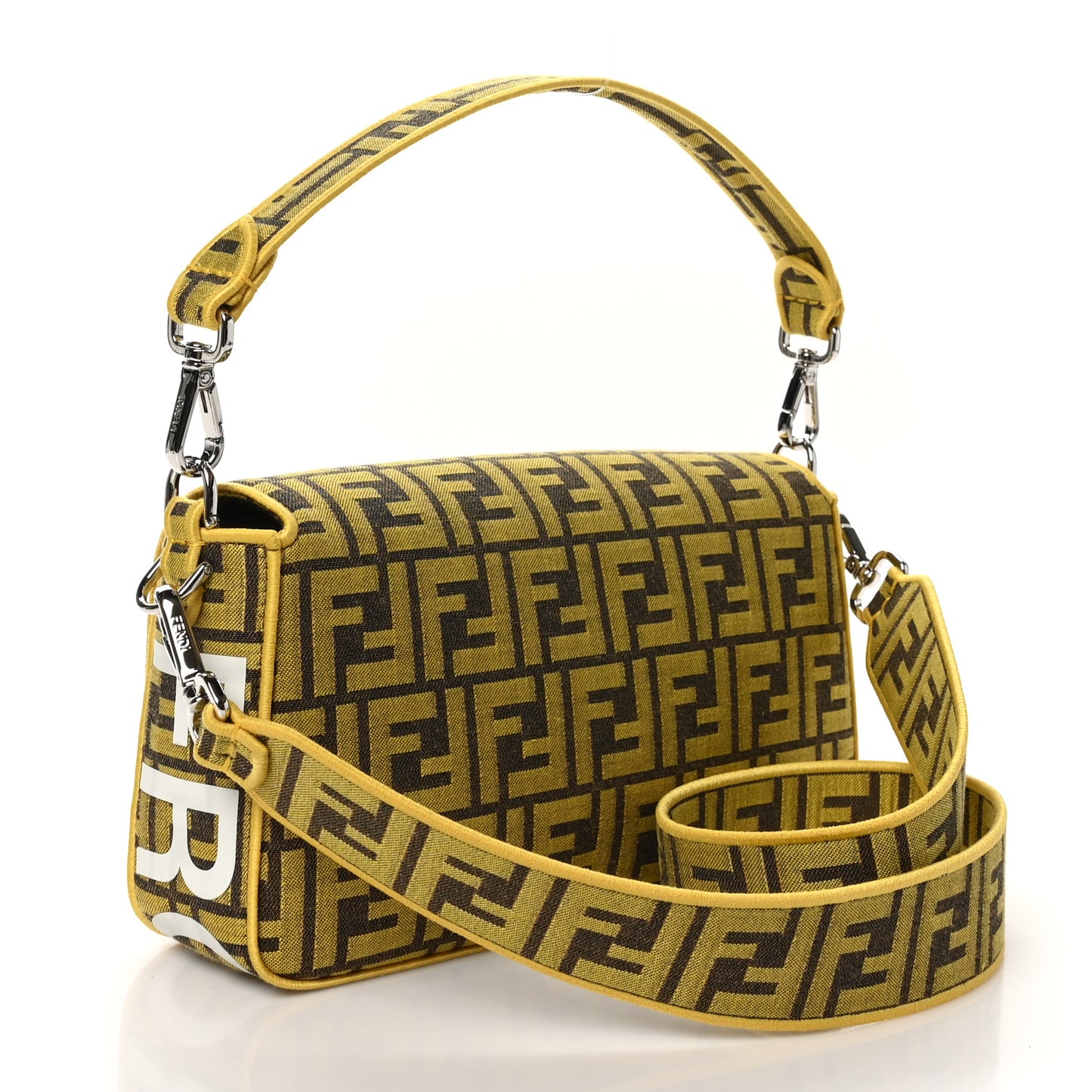 x FRGMT Woven Fabric Jacquard FF Embroidered Baguette Mimosa