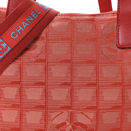 Chanel Nylon Small Travel Tote Red 8 of 10