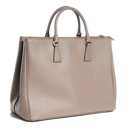Prada Saffiano Lux Large Double Zip Tote Argilla 4 of 10