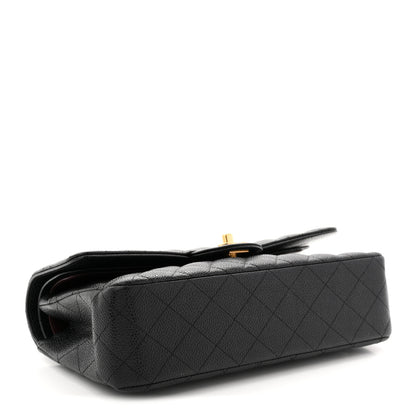Chanel Caviar Quilted Medium Double Flap Black 4 of 11