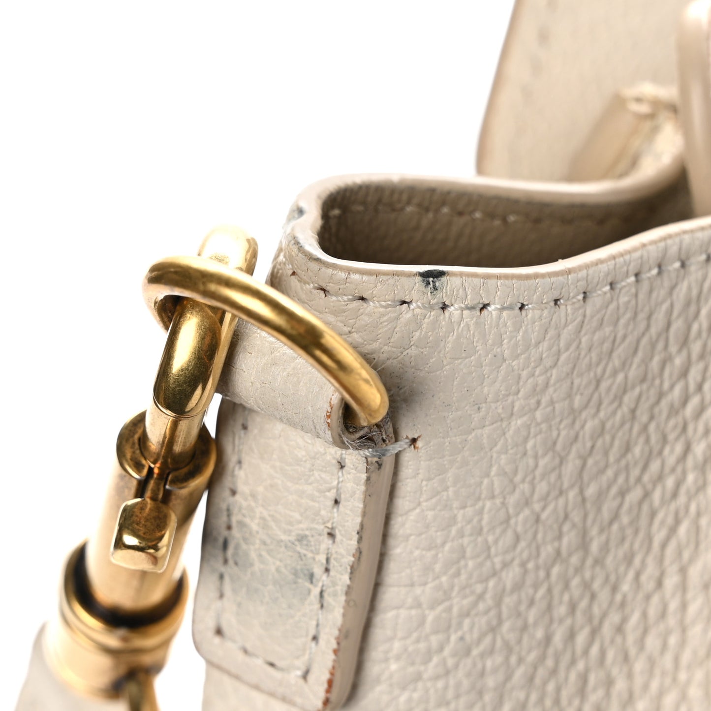 Goatskin Nano Luggage White