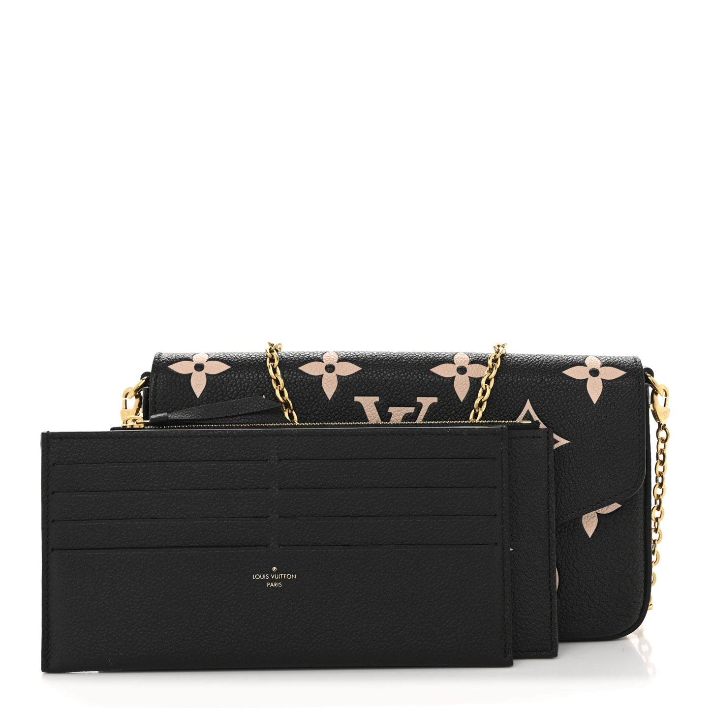 Empreinte Monogram Giant Felicie Pochette Black Beige
