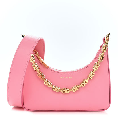 Givenchy Smooth Calfskin Mini Moon Cut Out Shoulder Bag Bright Pink 1 of 10
