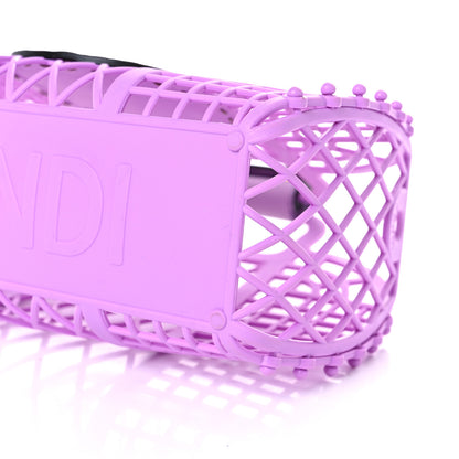 Fendi Recycled Plastic Vitello Liberty Matte Small Fendi Basket Violetta 10 of 13