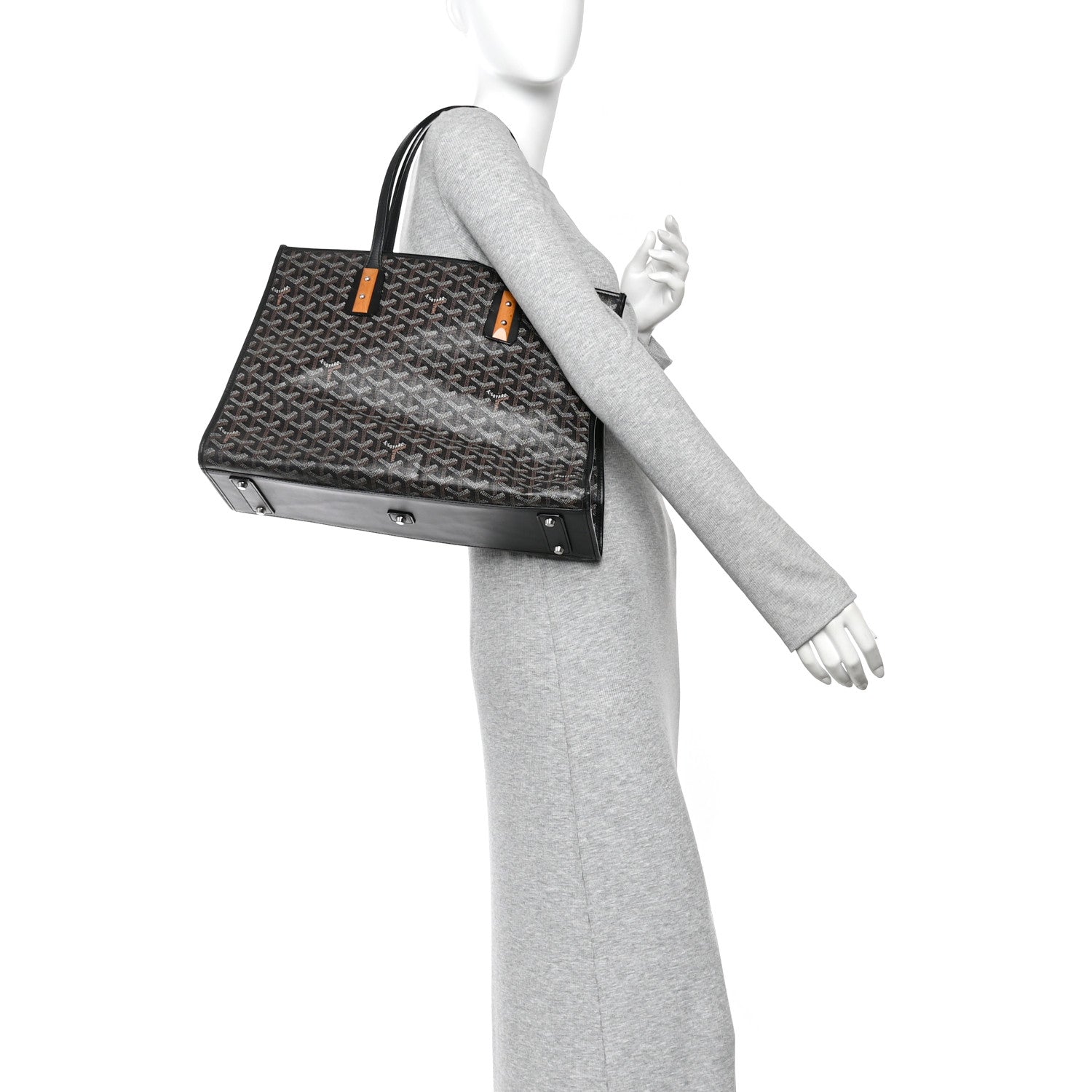 Goyard Goyardine Marquises Tote Black 2 of 9