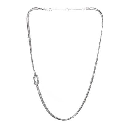 John Hardy Sterling Silver 3.6mm Love Knot Necklace 3 of 5