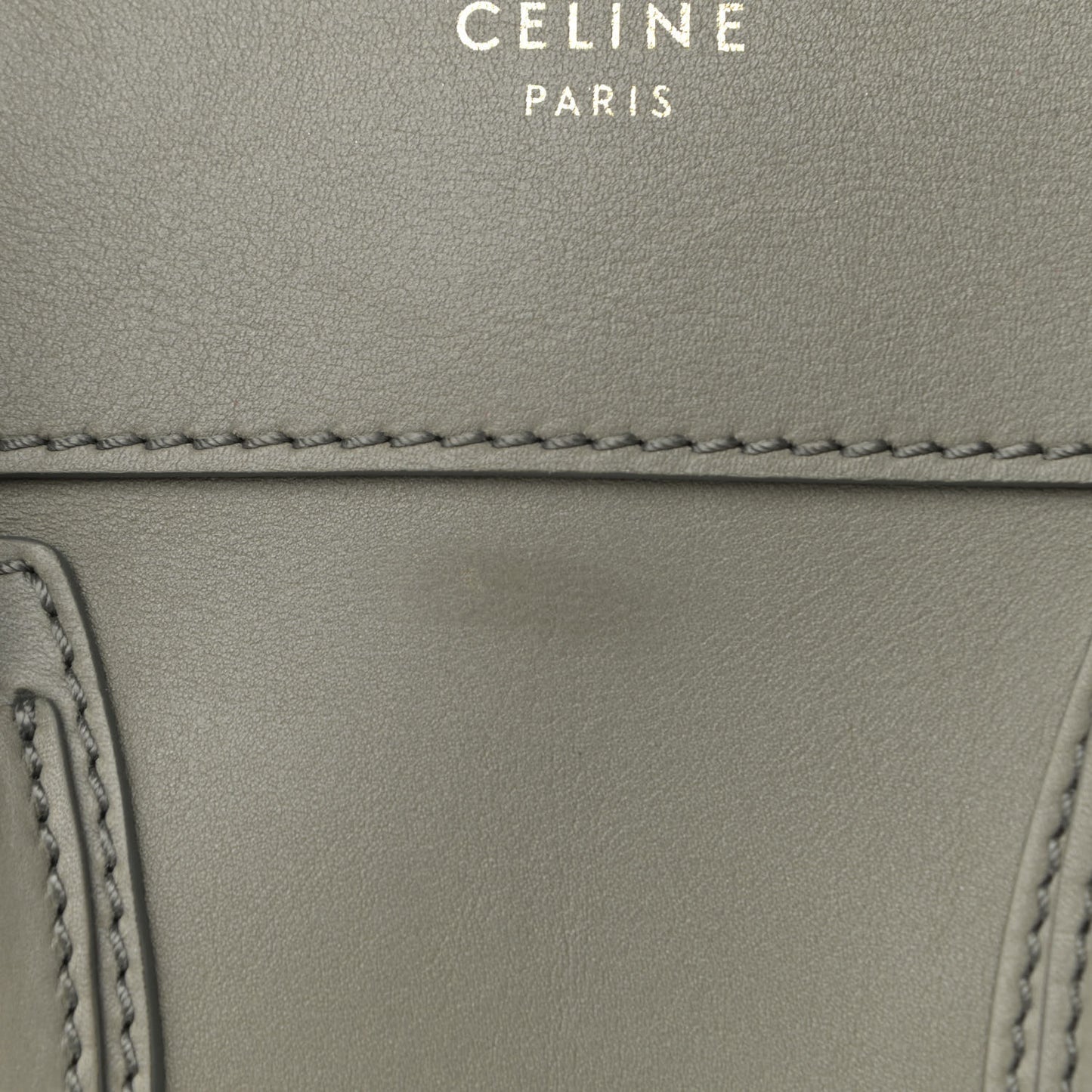 Smooth Calfskin Mini Luggage Almond