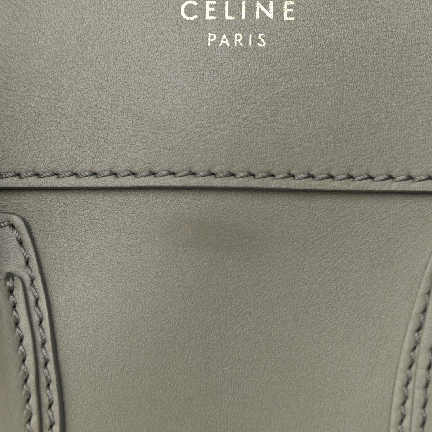 Celine Smooth Calfskin Mini Luggage Almond 13 of 14