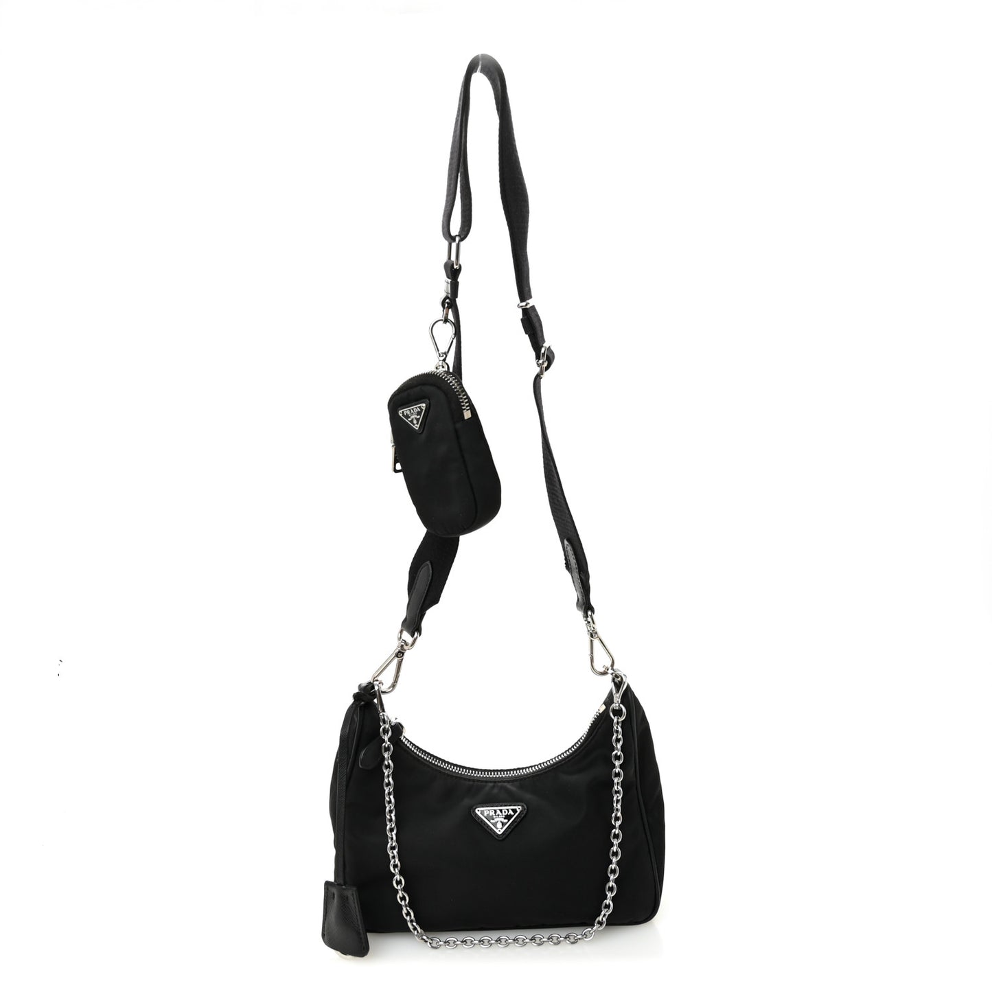 Nylon Re-Edition 2005 Shoulder Bag Black