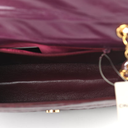 Chanel Alligator Envelope Flap Burgundy 5 of 12
